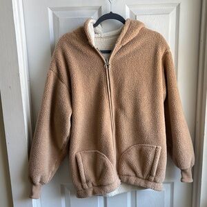 Hollister Cream Sherpa Hoodie